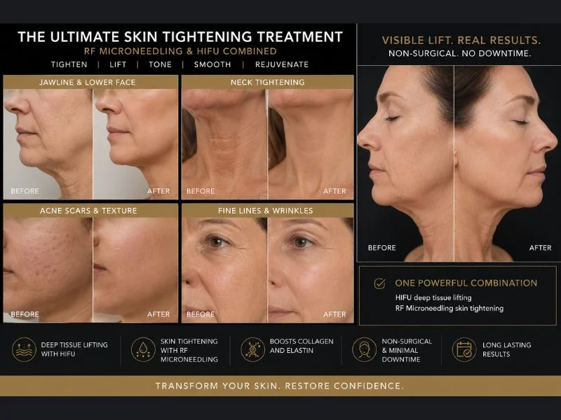 Results of combined treatment for the ultimate skin tightening treatment Selston